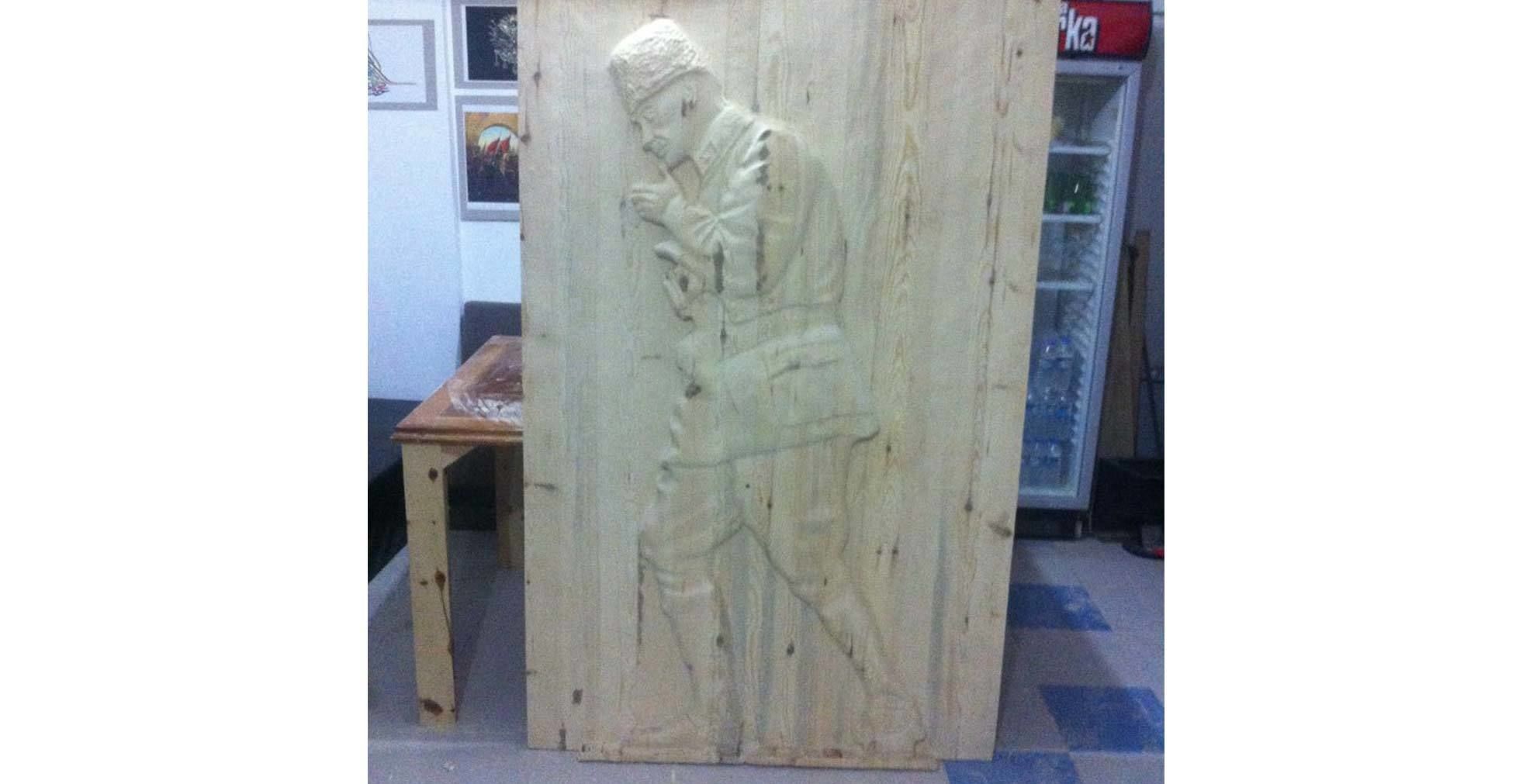 Gazi Mustafa Kemal Ataturk 3d stl model for cnc 3D print model_8