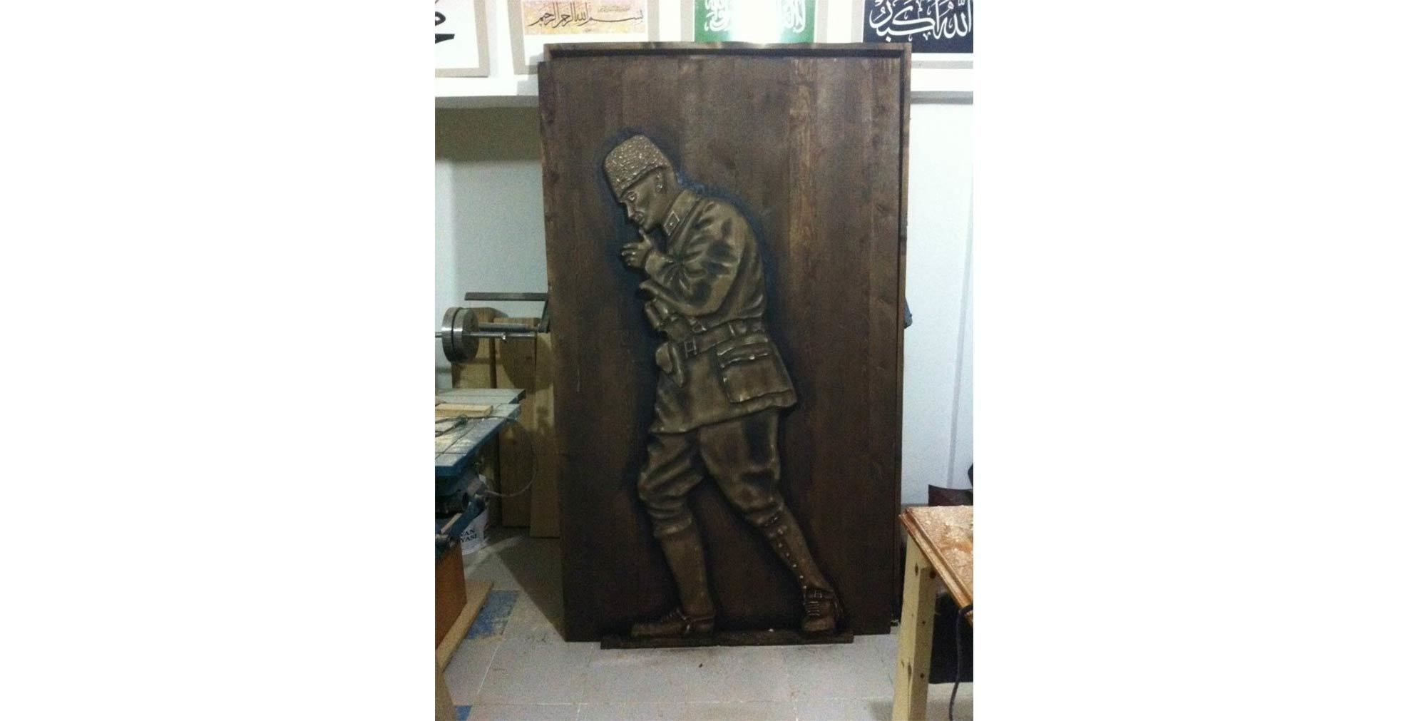 Gazi Mustafa Kemal Ataturk 3d stl model for cnc 3D print model_7