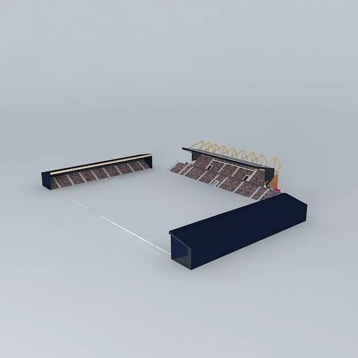 Tulloch Caledonian Stadium Free 3D model