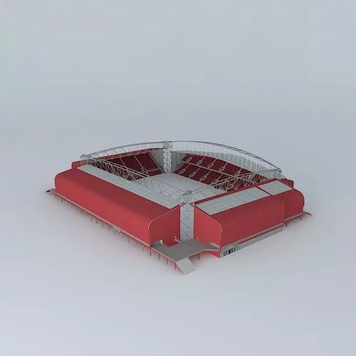Tynecastle Renovated Stadium Free 3D model_0