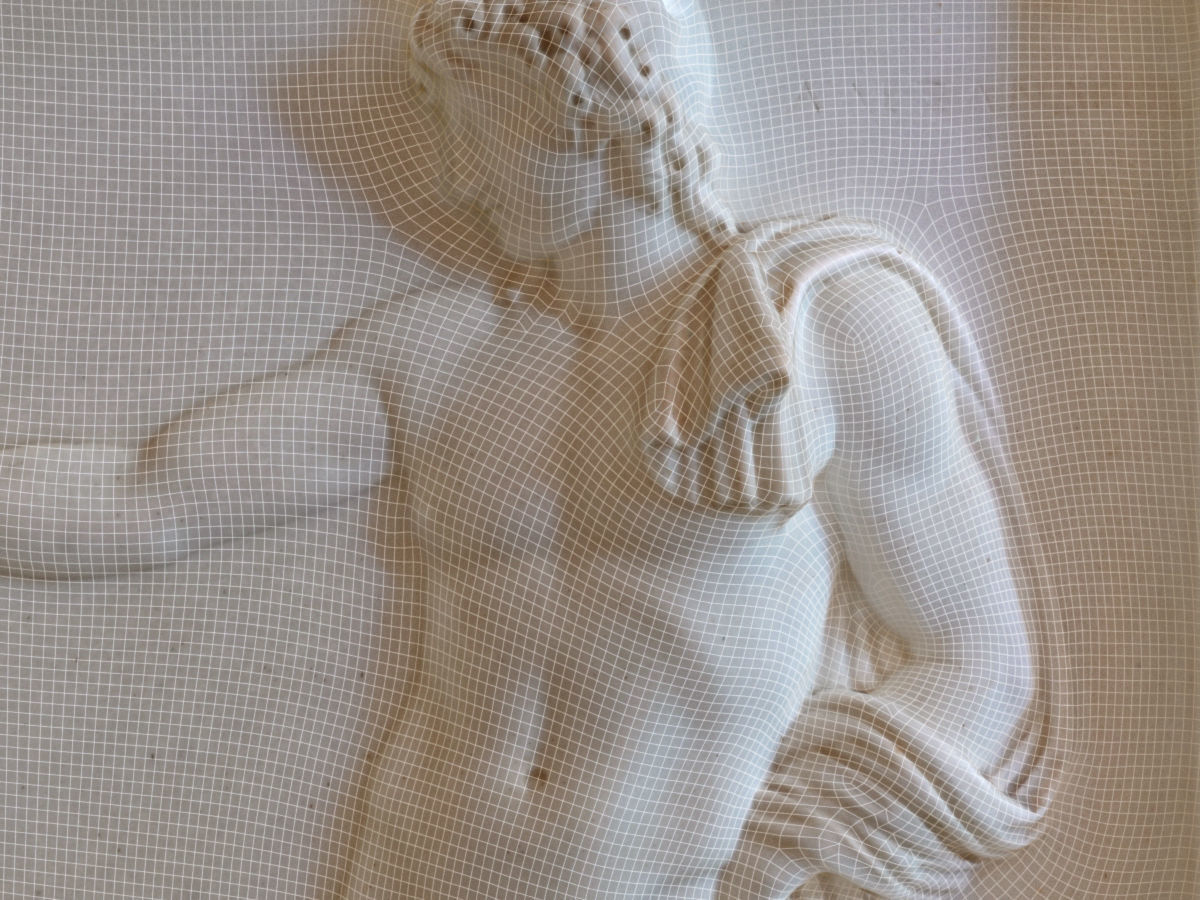 Paris Helen and Eros relief at Achilleion palace on Corfu island 3D print model_5