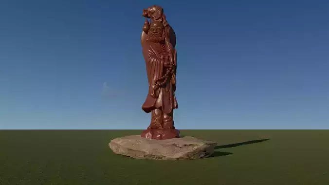 Buddhad wooden statue