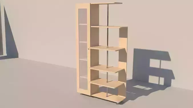 bookshelf wooden bookcase with shelves