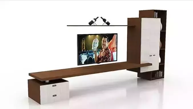 Modern Tv Unit Design 3D model
