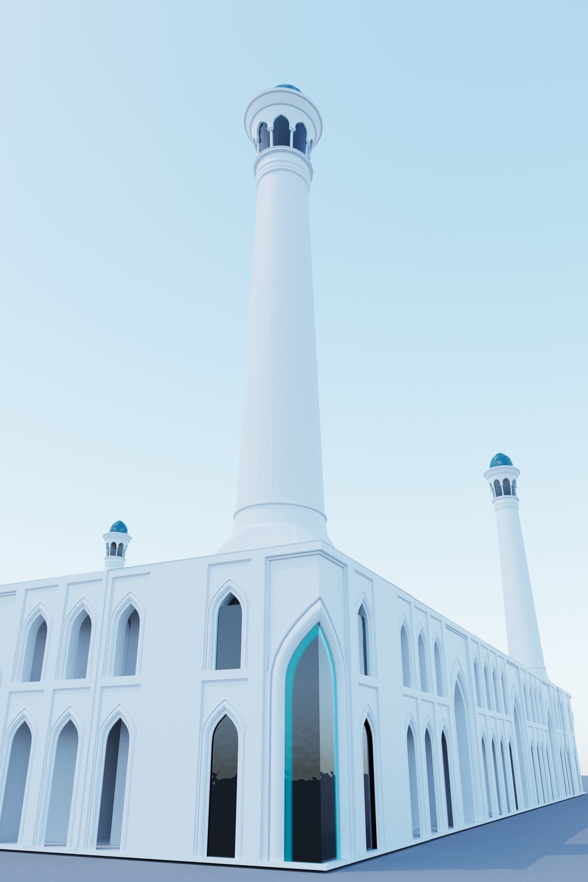 mosque 3d model 3D model_1