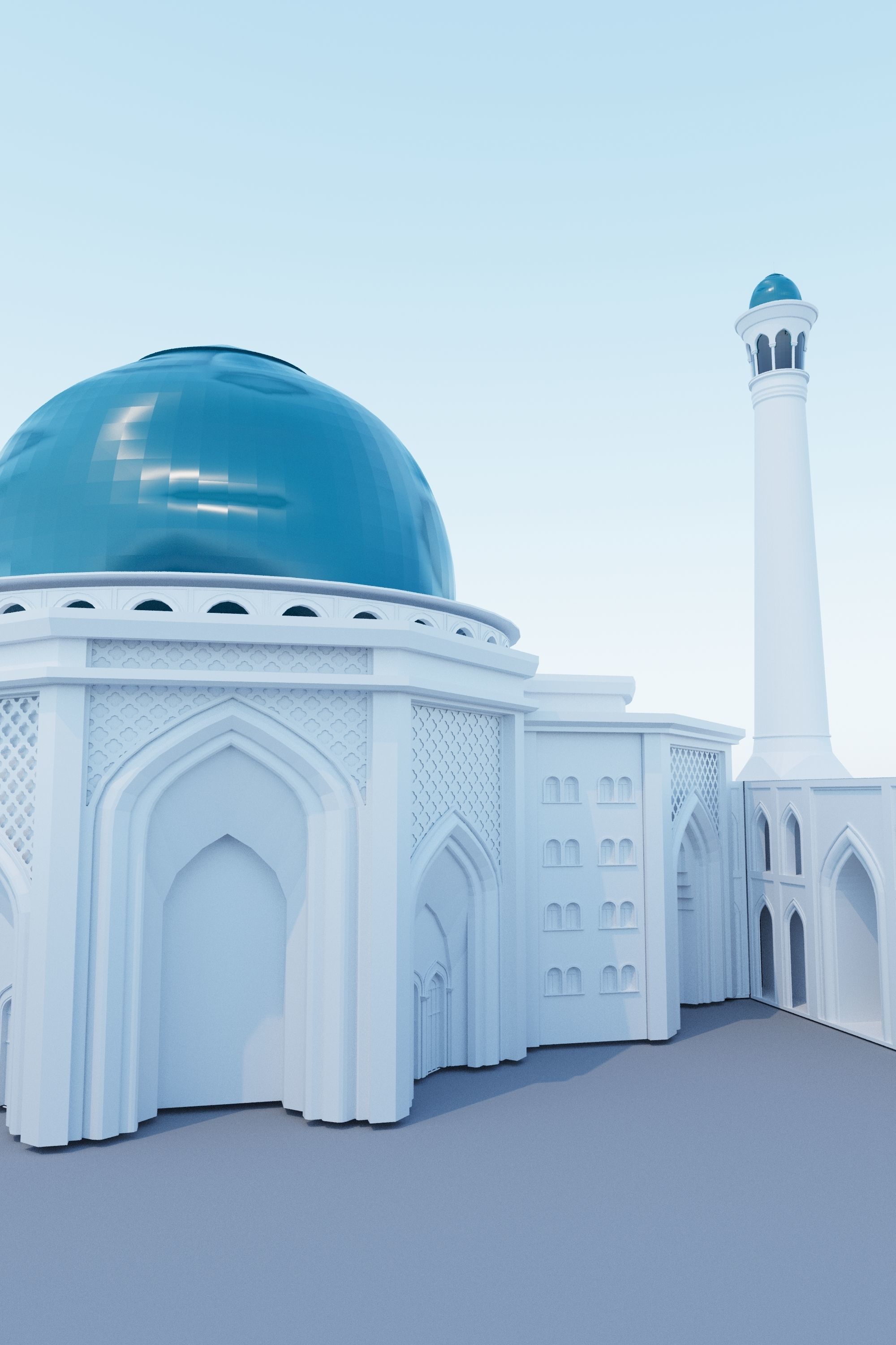 mosque 3d model 3D model_2