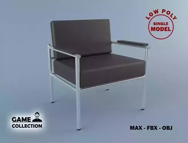 Office Chair 1 Lowpoly