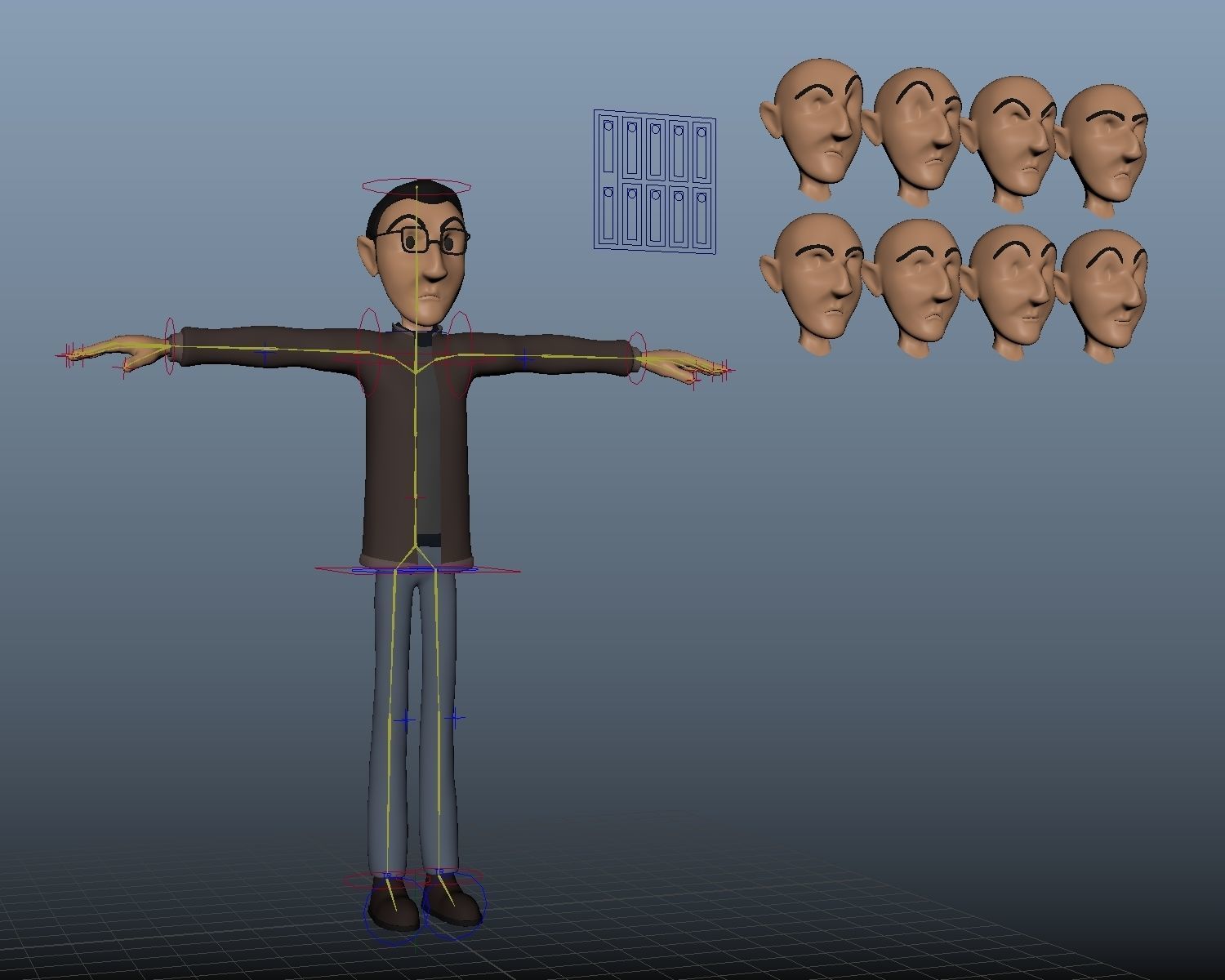 Character Man 3D model_1