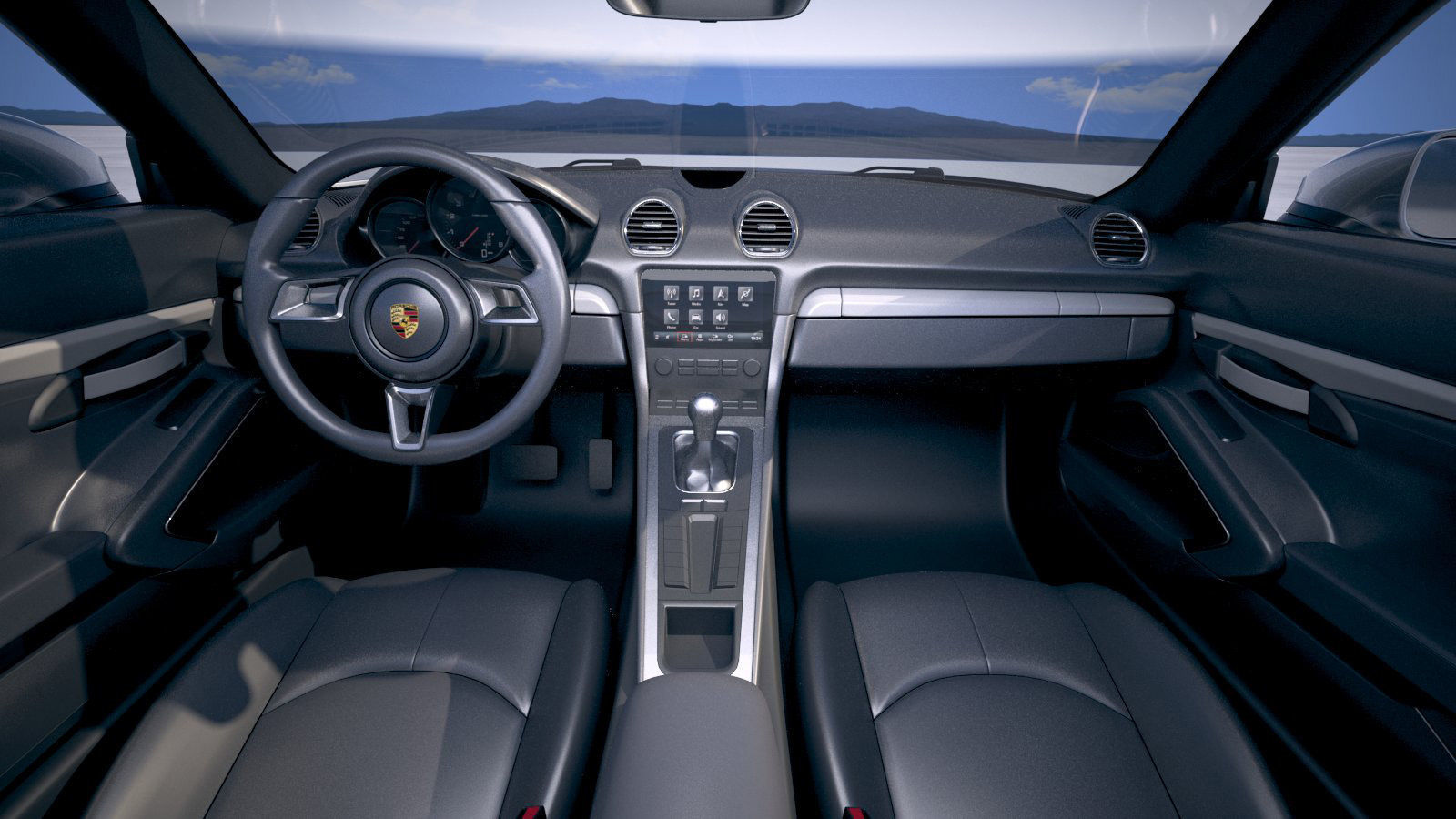 Porsche 718 Boxster Spyder 2020 3D model_21