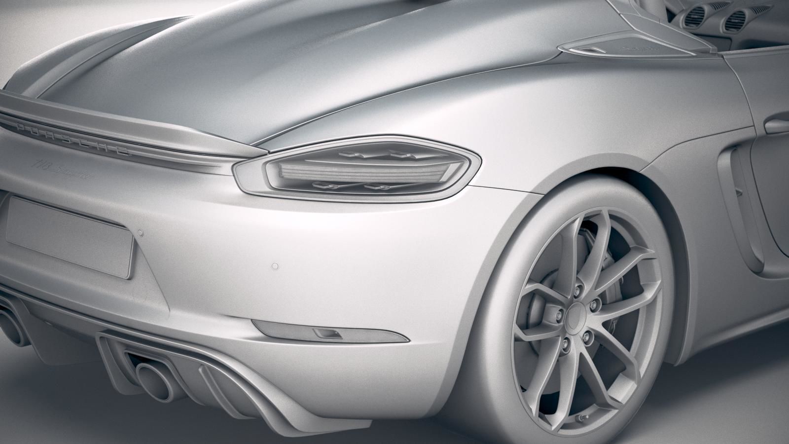 Porsche 718 Boxster Spyder 2020 3D model_26