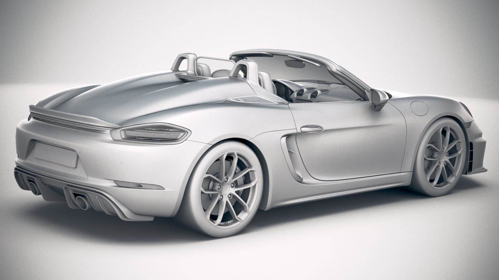 Porsche 718 Boxster Spyder 2020 3D model_27