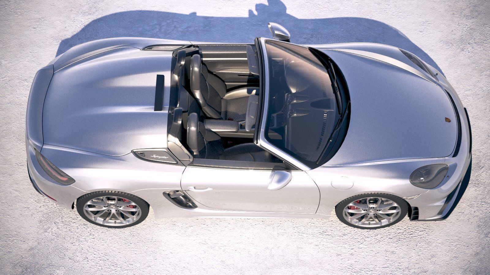 Porsche 718 Boxster Spyder 2020 3D model_7