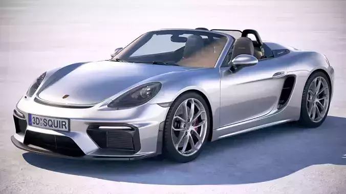 Porsche 718 Boxster Spyder 2020 3D model