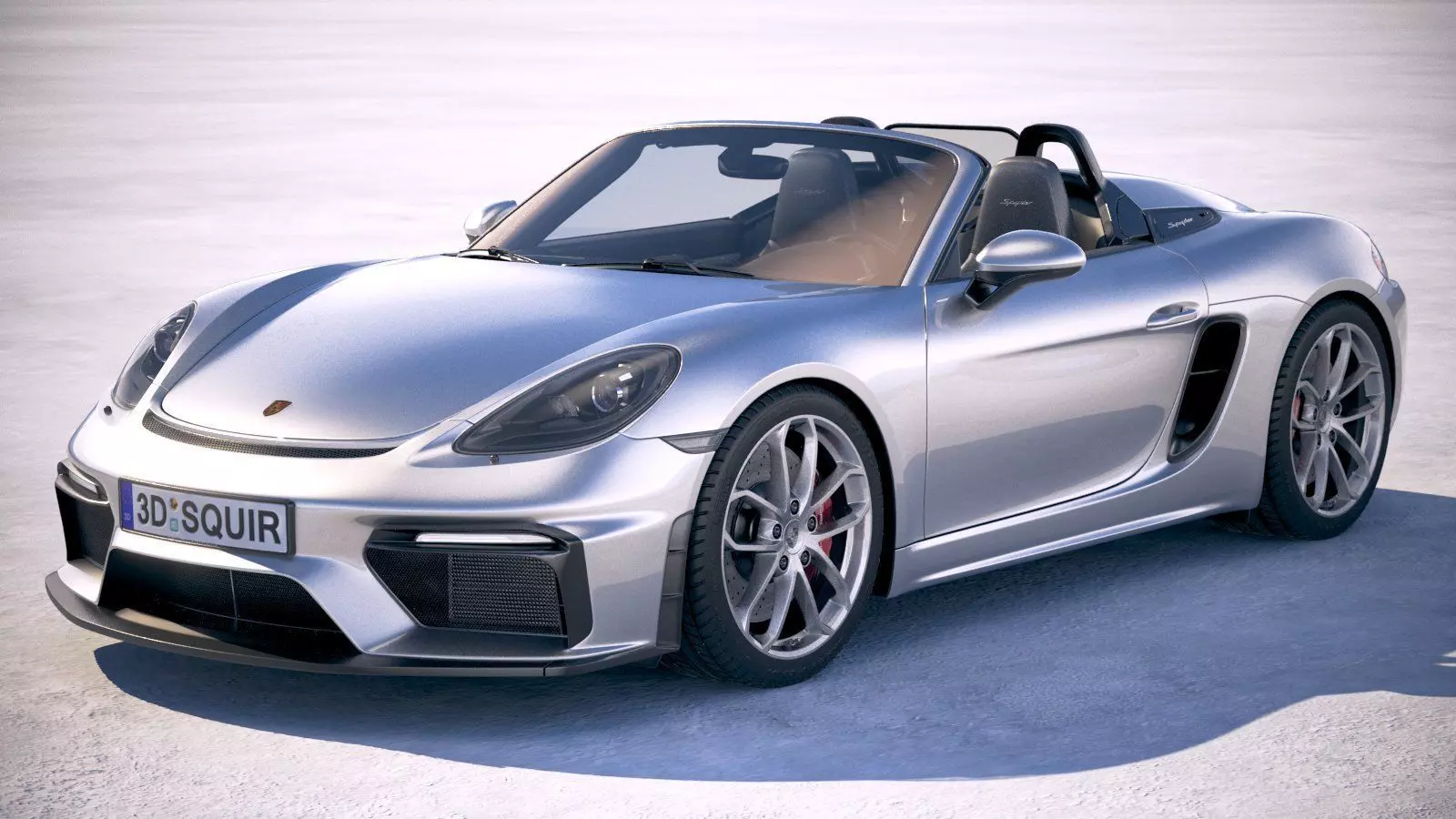 Porsche 718 Boxster Spyder 2020 3D model_0