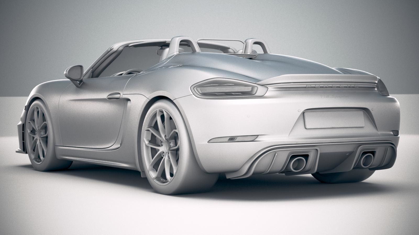 Porsche 718 Boxster Spyder 2020 3D model_30