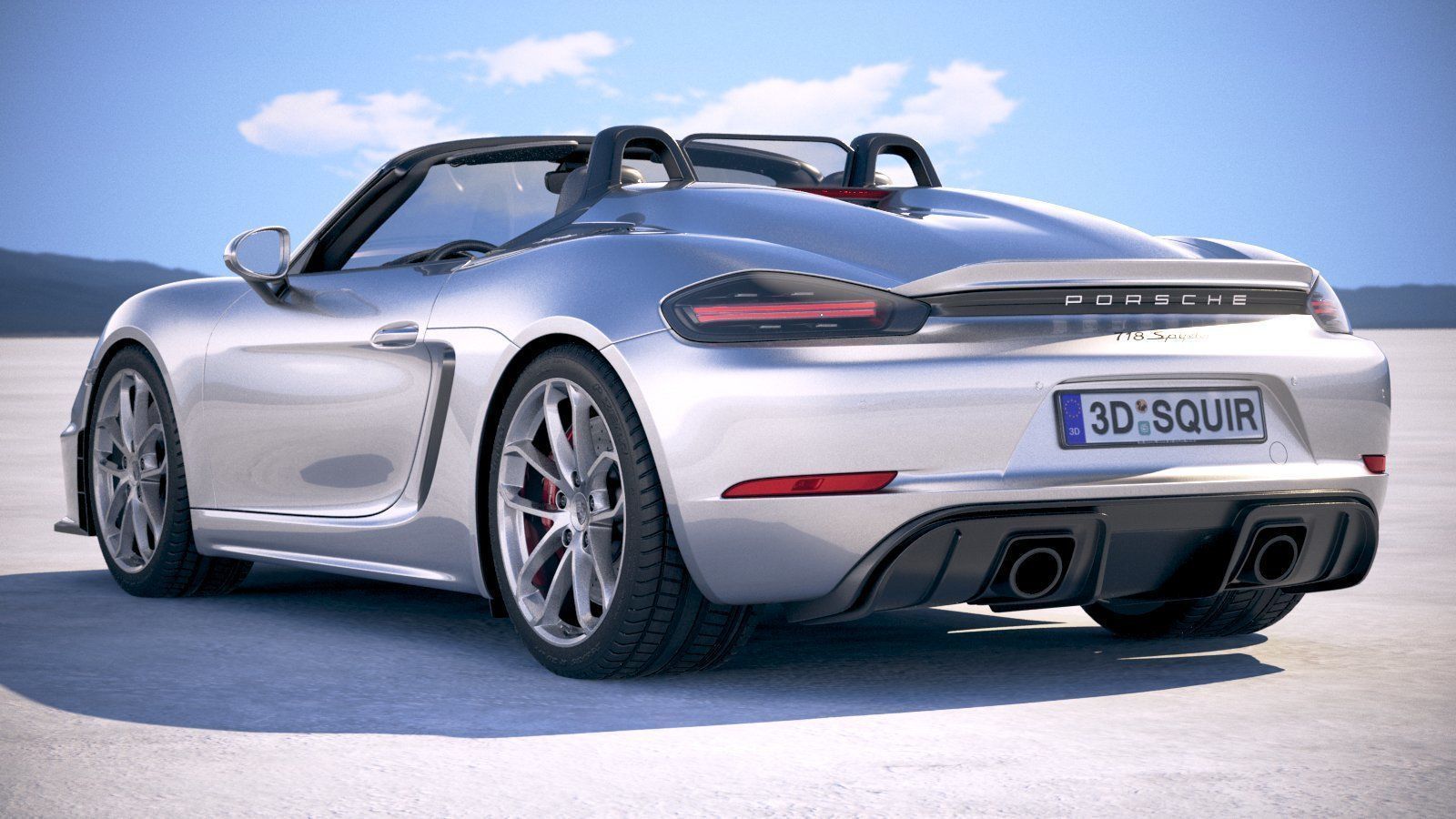 Porsche 718 Boxster Spyder 2020 3D model_13