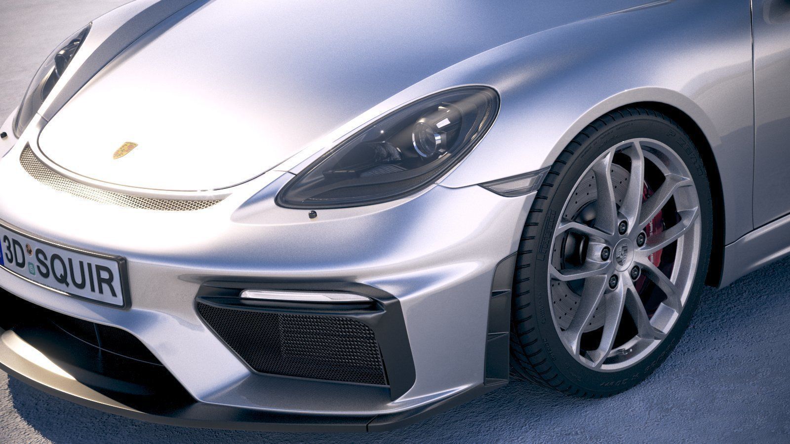 Porsche 718 Boxster Spyder 2020 3D model_2