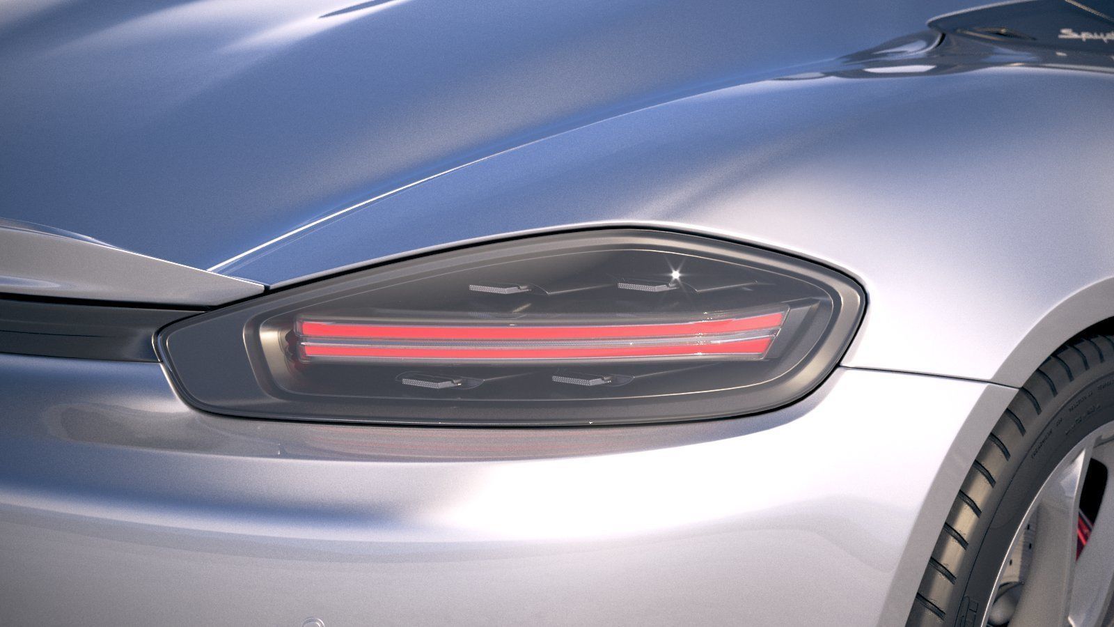 Porsche 718 Boxster Spyder 2020 3D model_16