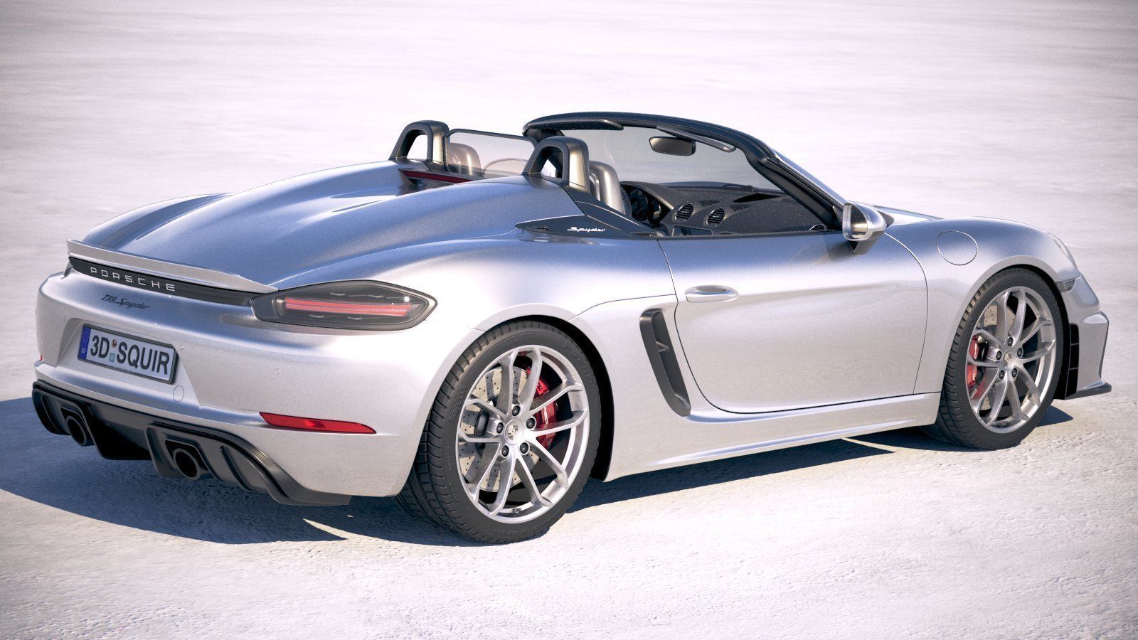 Porsche 718 Boxster Spyder 2020 3D model_4