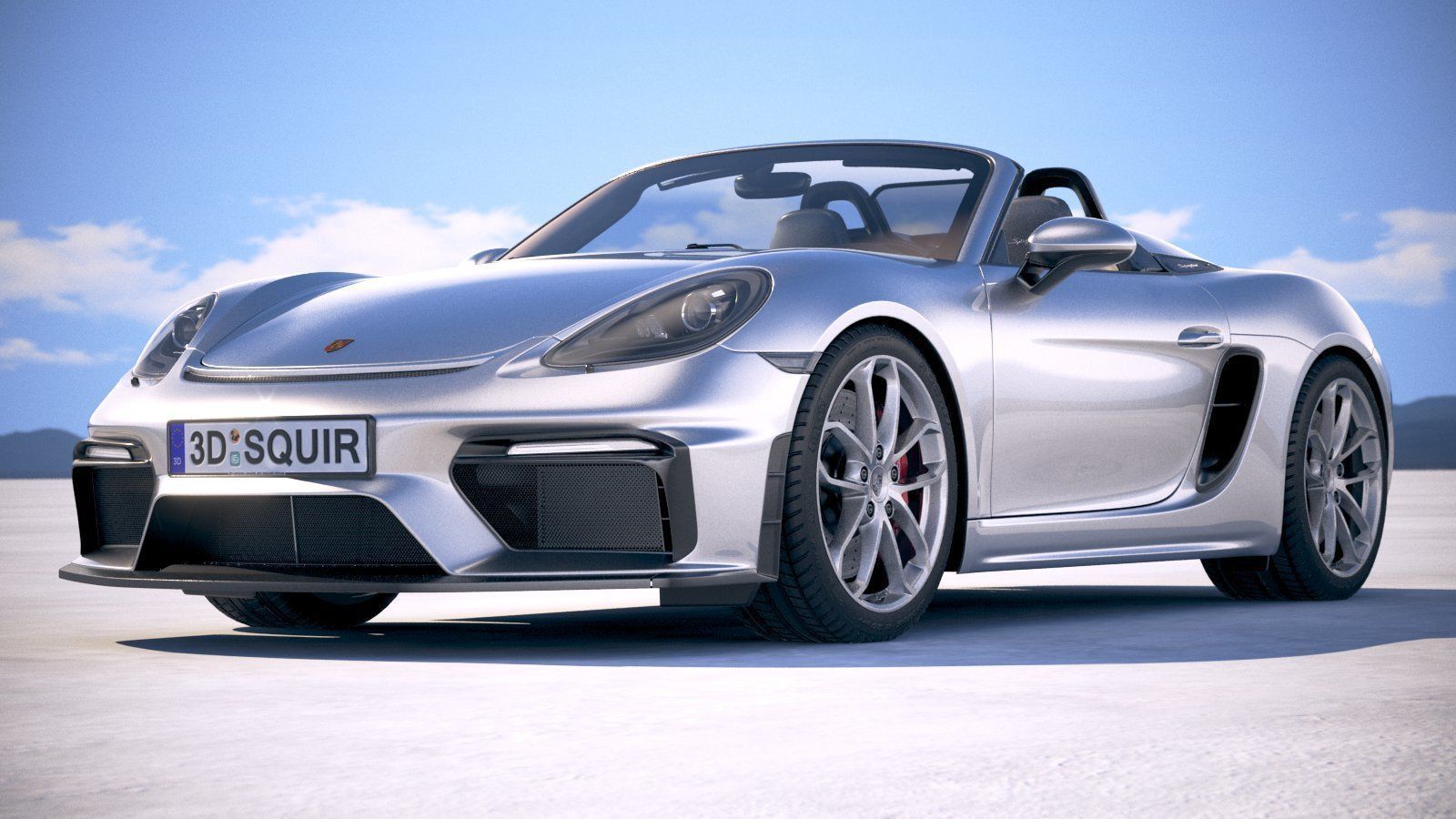 Porsche 718 Boxster Spyder 2020 3D model_12