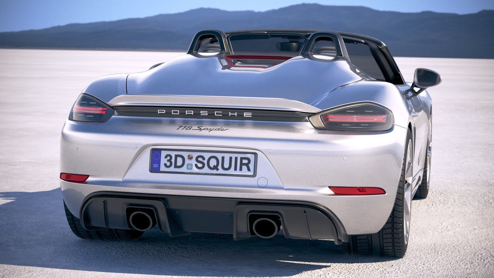 Porsche 718 Boxster Spyder 2020 3D model_5