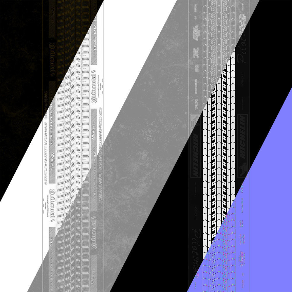 Tyre Model and 4K Texture Low-poly 3D model_4