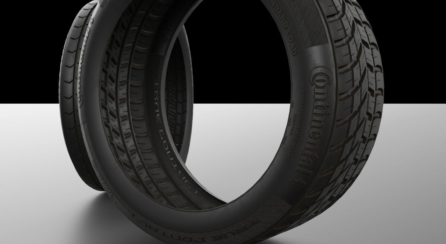 Tyre Model and 4K Texture Low-poly 3D model_2