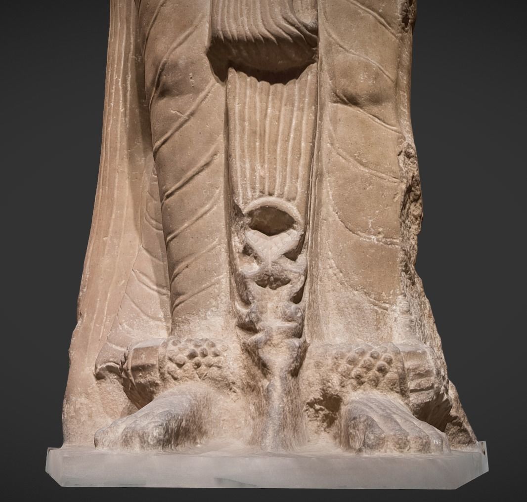 Didarganj Yakshi Low-poly 3D model_6