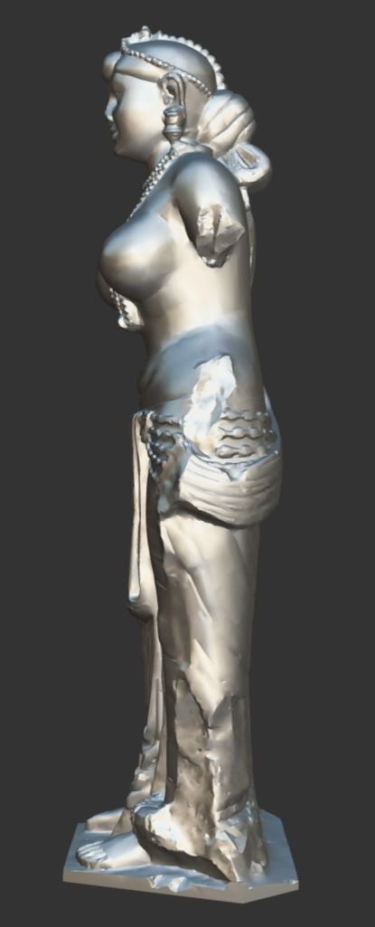 Didarganj Yakshi Low-poly 3D model_18