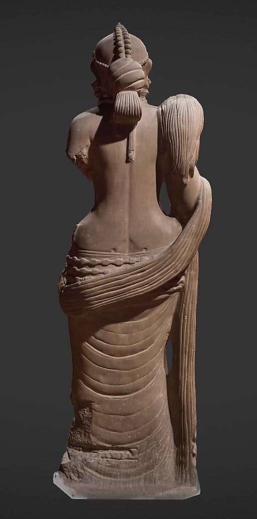 Didarganj Yakshi Low-poly 3D model_13