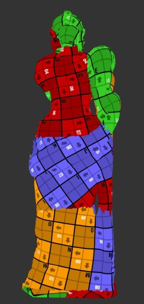 Didarganj Yakshi Low-poly 3D model_27