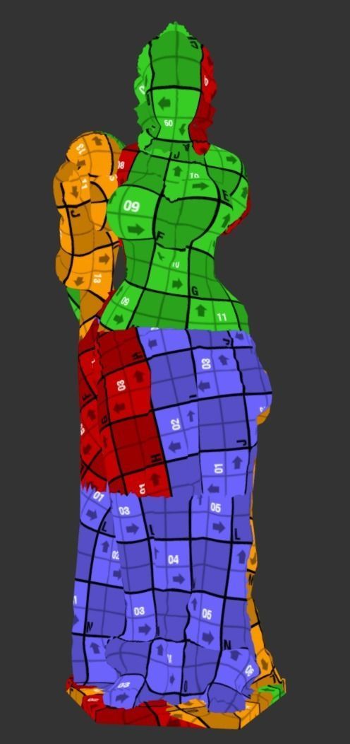 Didarganj Yakshi Low-poly 3D model_26