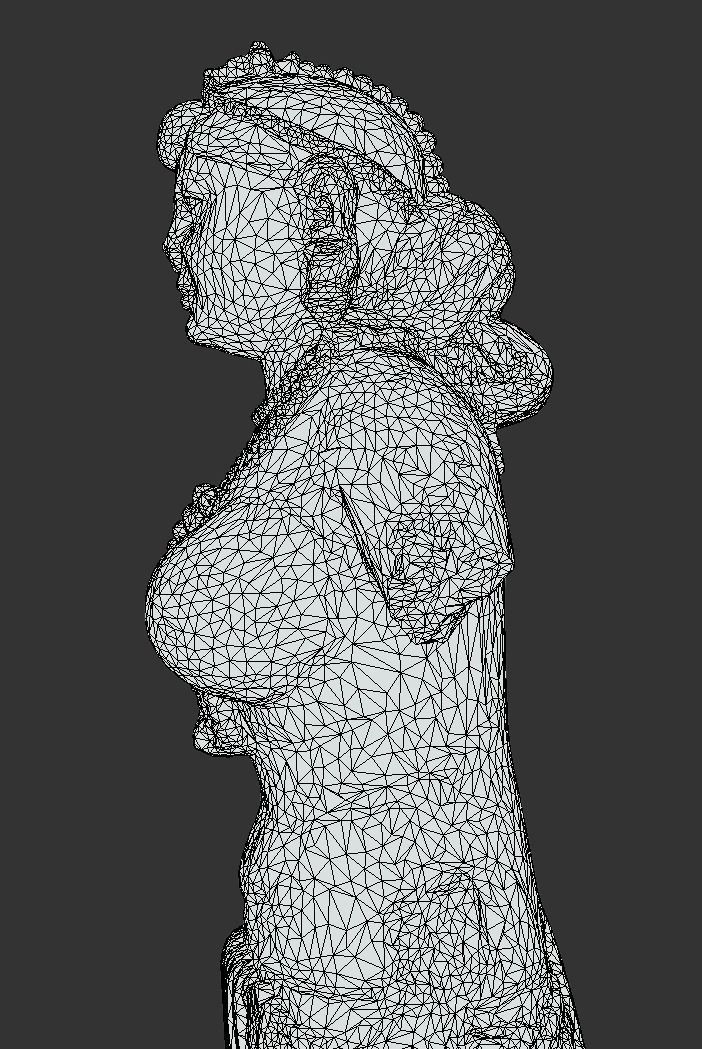 Didarganj Yakshi Low-poly 3D model_23