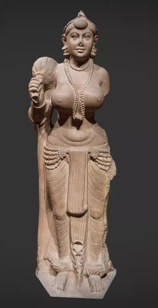 Didarganj Yakshi Low-poly 3D model_0