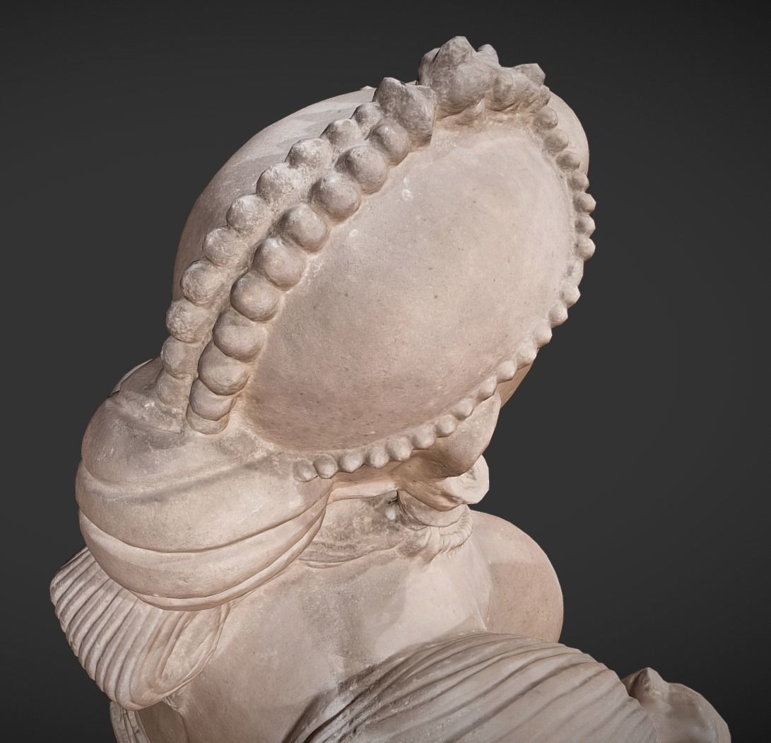 Didarganj Yakshi Low-poly 3D model_16