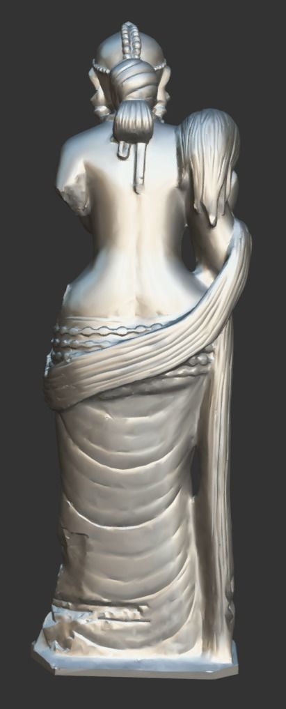 Didarganj Yakshi Low-poly 3D model_20