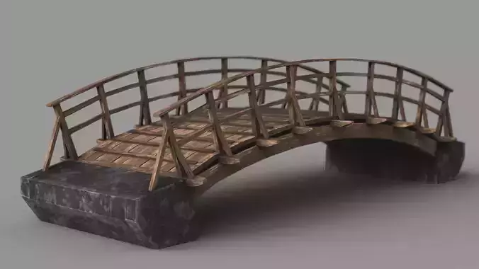 Wooden Bridge Game-ready
