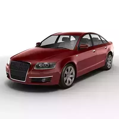 Red Audi A6