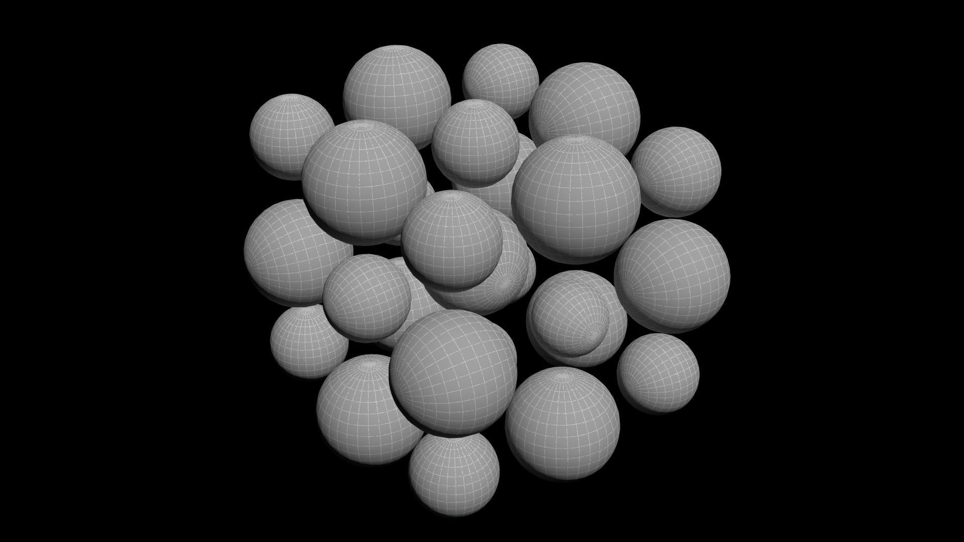 NaCl or Salt Lattice Structure 3D model_3