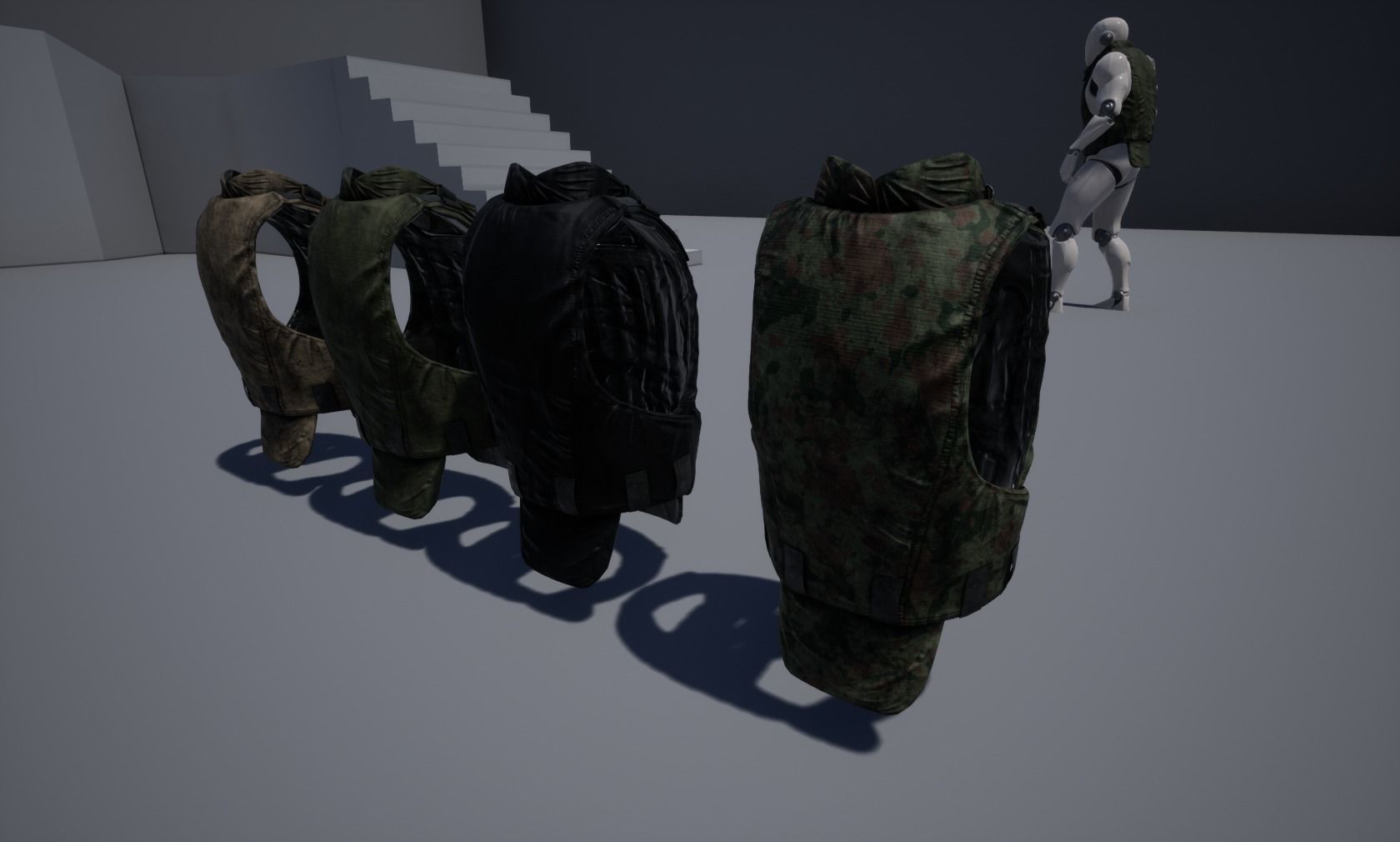 Army vest 06 Low-poly 3D model_18