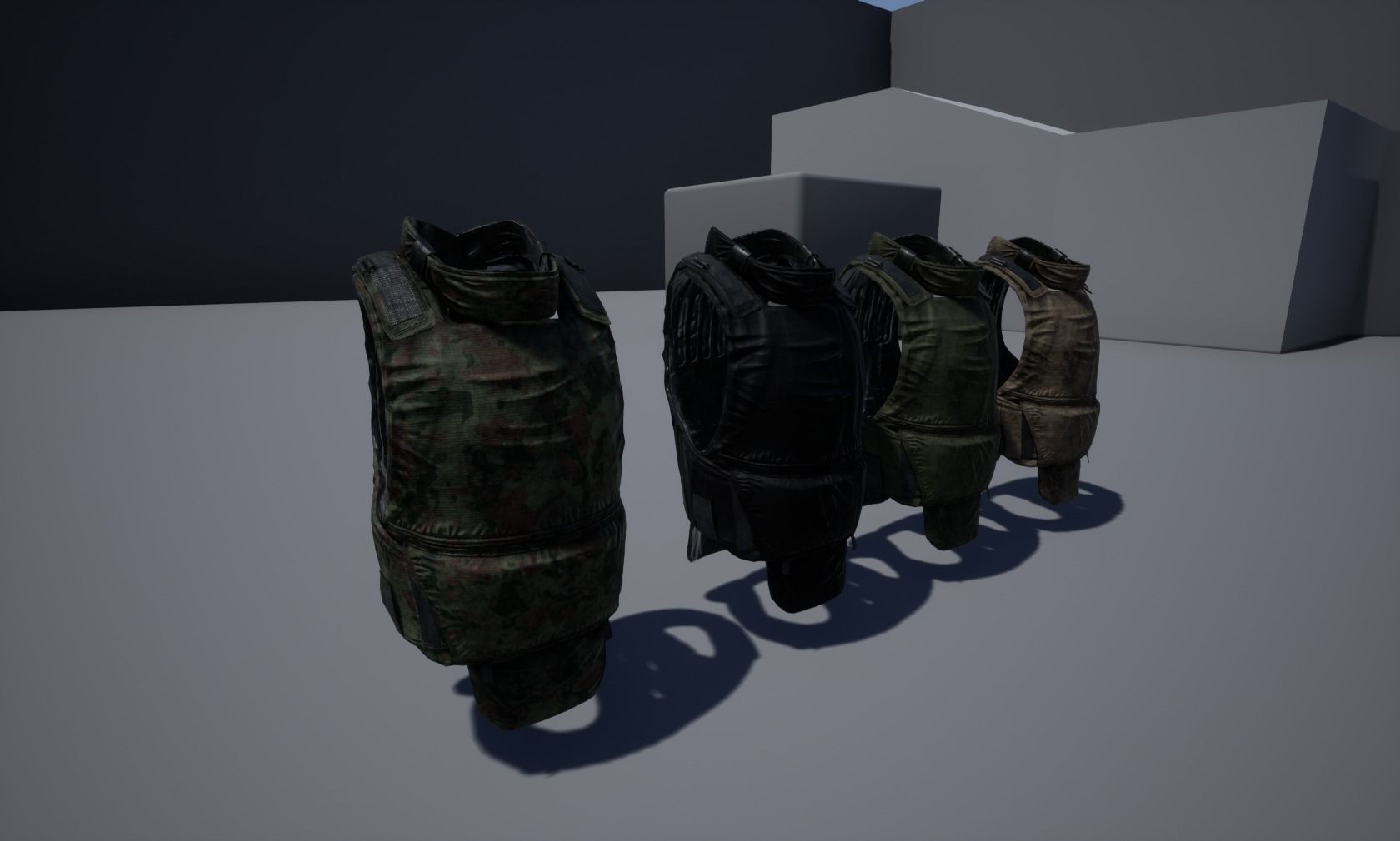 Army vest 06 Low-poly 3D model_17