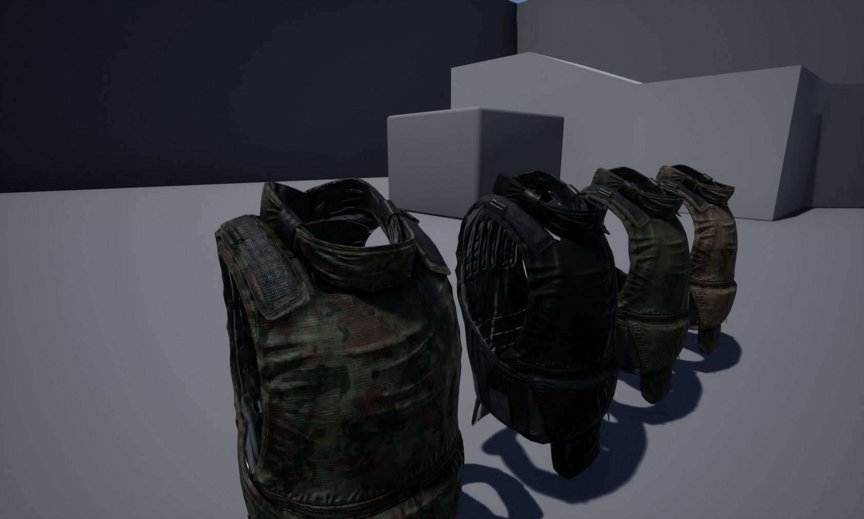 Army vest 06 Low-poly 3D model_19