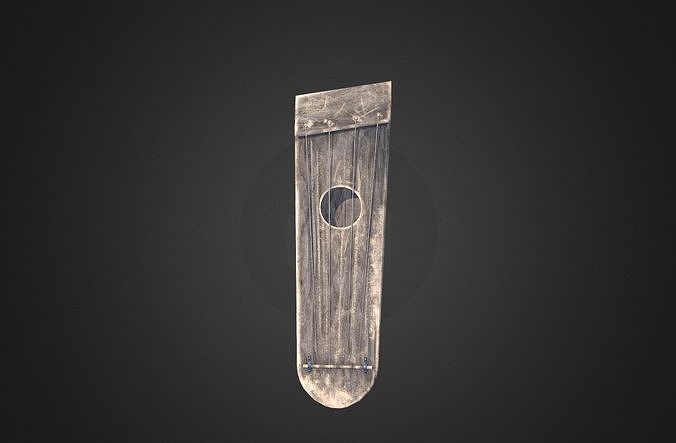 Slavic harp Low-poly 3D model
