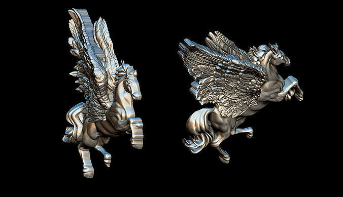 Pegasus pendant 3D print model