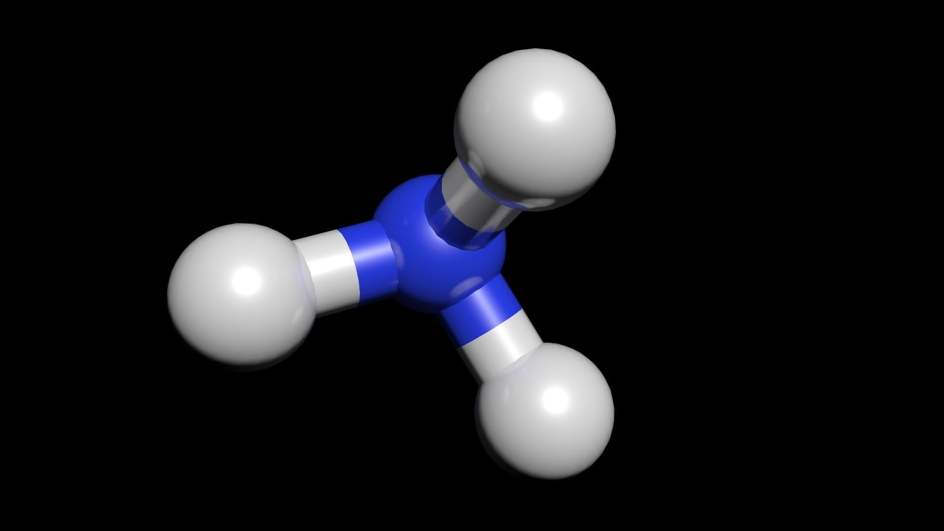 Ammonia 3D Model NH3 3D model_4