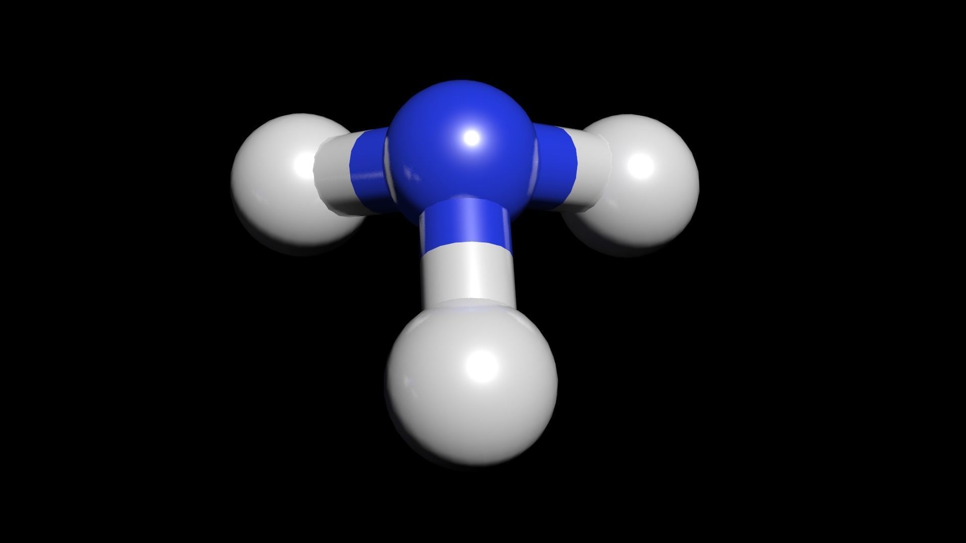Ammonia 3D Model NH3 3D model_3