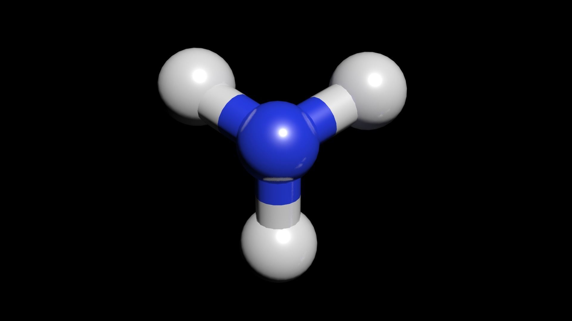 Ammonia 3D Model NH3 3D model_1