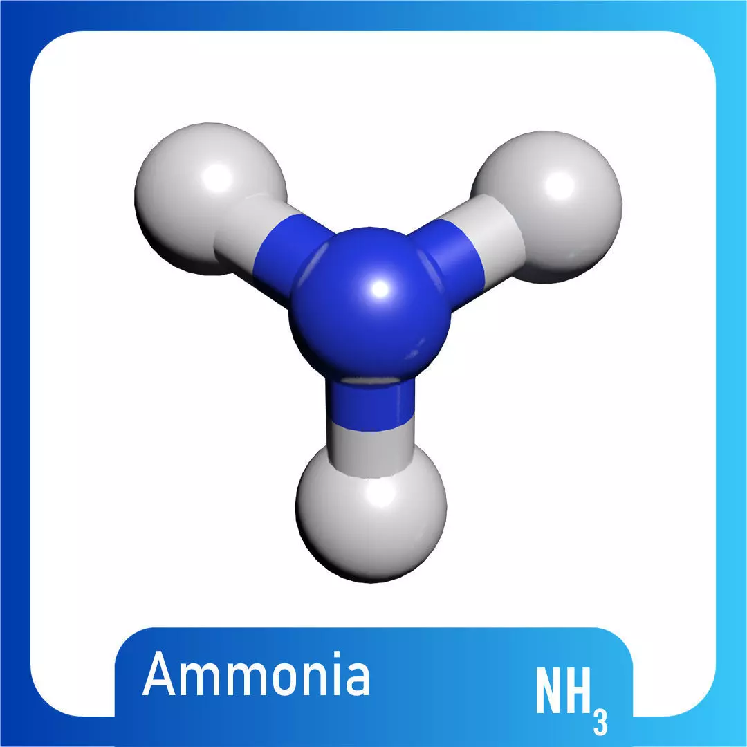 Ammonia 3D Model NH3 3D model_0