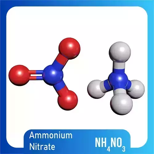 Ammonium Nitrate 3D model NH4NO3