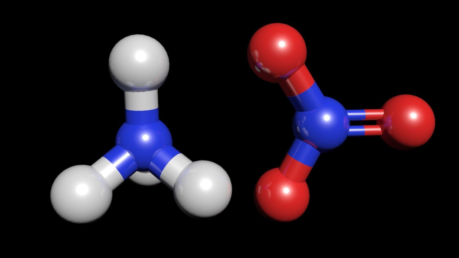 Ammonium Nitrate 3D model NH4NO3 3D model_6